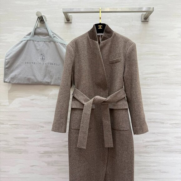 Brunello Cucinelli autumn and winter new wool blend coat - Picture 15 of 16